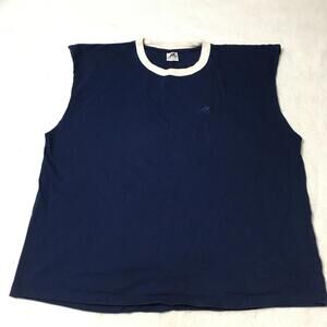 APEX Tank Top Men XL Performance Training Gym Workout NAVY BLUE
